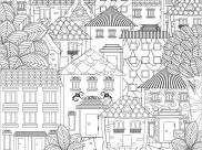 Architecture & home Coloring Pages
