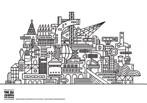 Coloring twisted city