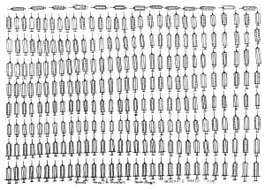 Difficult coloring page for adult, made with a picture by Marco Raugei (Art Brut Coloring Page)