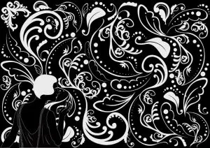 Illustration moderne art deco art nouveau