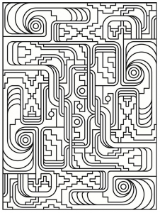 coloring-art-deco-simple-pattern