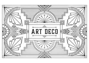 Geometric Shapes Typical Of Art Deco