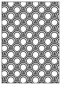 Printable Art Deco Coloring Page for adults : Geometric-patterns-art-deco-5