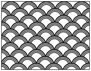 Printable Art Deco Coloring Page for adults : Geometric-patterns-art-deco-8