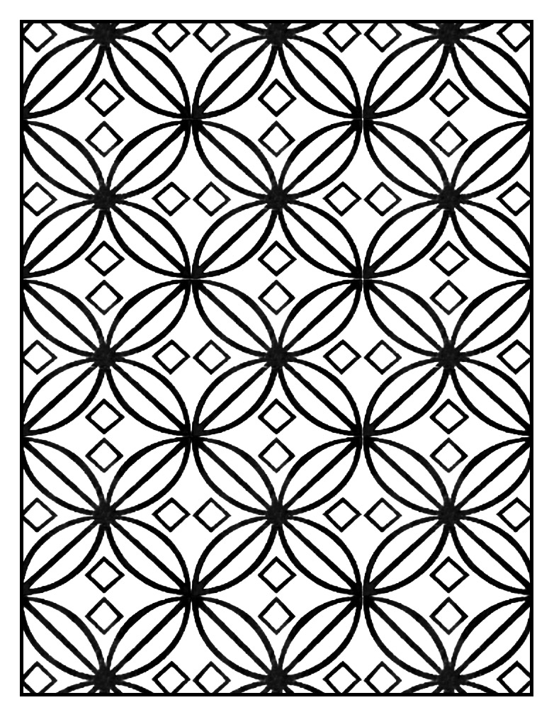 Download Geometric patterns art deco 6 - Art Deco Adult Coloring Pages