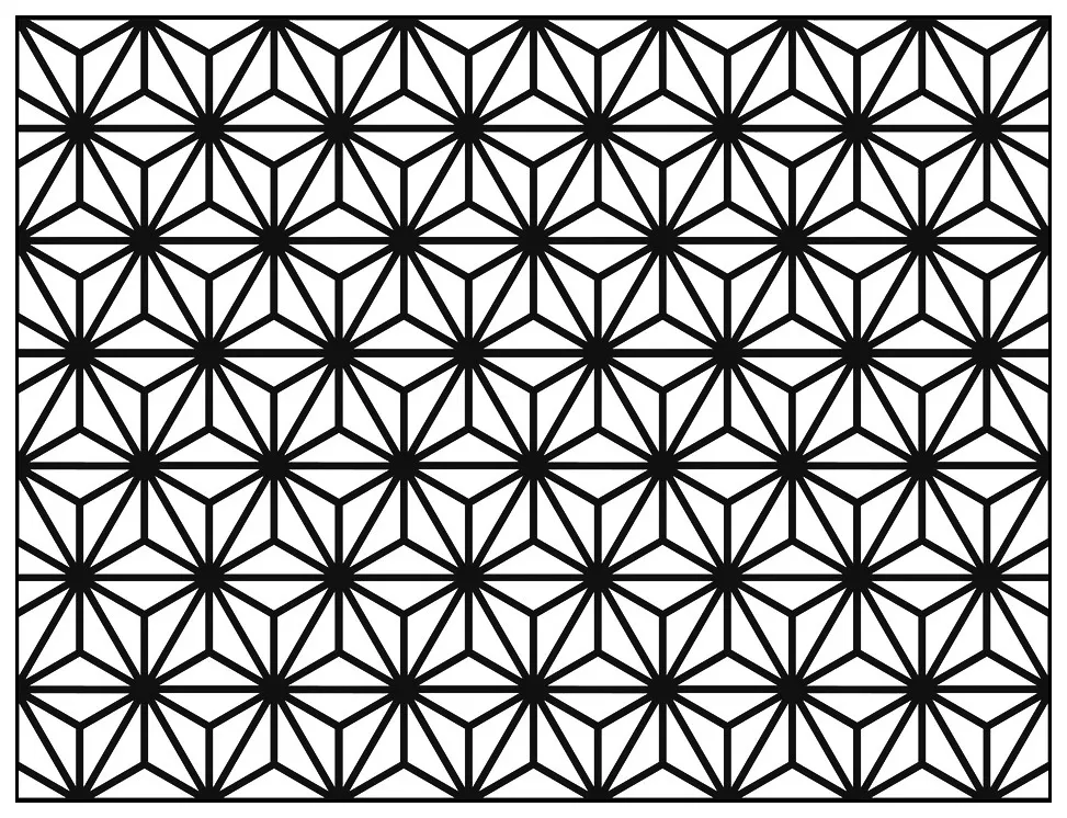 Geometric patterns art deco - 9 (Printable Coloring Page for adults)