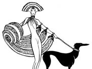 Art deco Coloring Pages for Adults