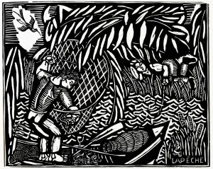 Art deco fishing by raoul dufy 1910
