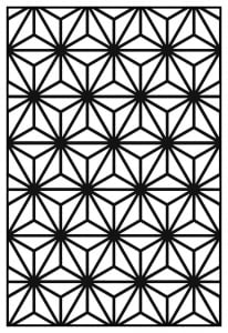 Art Deco pattern Adult coloring page - Style n°10
