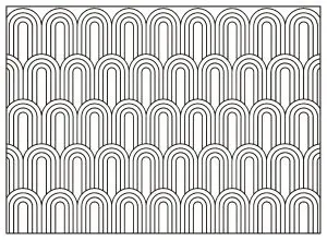 Cadence of Art Deco arches