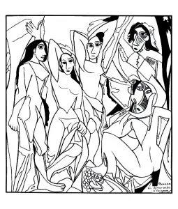 Pablo Picasso   Les Demoiselles d'Avignon (1907)
