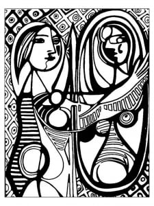 Pablo Picasso   Girl Before A Mirror