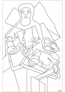 Juan Gris   Pierrot