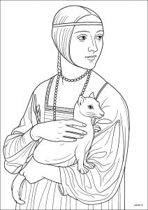 The Lady With An Ermine   Leonardo Da Vinci  1489 1490 