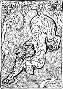 coloring pages for artists