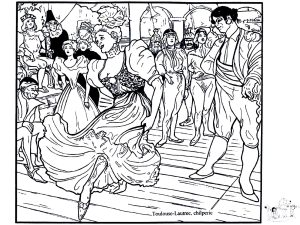 Henri de Toulouse Lautrec   Marcelle Lender dancing the bolero in 'Chilpéric'.