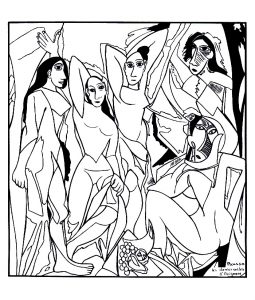 Pablo Picasso   Les demoiselles d'Avignon