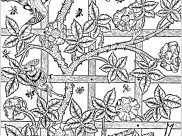 Printable Arts and Crafts Movement coloring sheets for adults