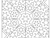 Printable Azulejos coloring sheets for adults