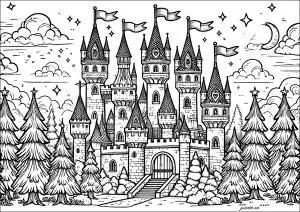 Sublime fairytale castle