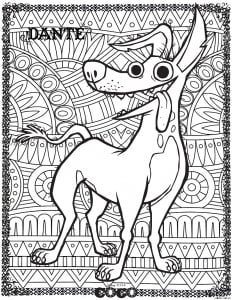 Coco : Dante (2) (Return to childhood Coloring Page)