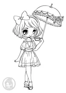 Umbrella girl