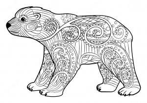 420  Bear Coloring Pages Adults  Free