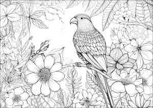 Complex Coloring With A Beautiful Bird