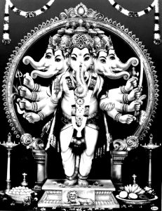 Coloring india ganesha elephant