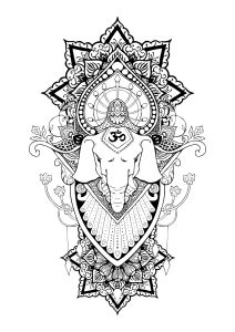 Ganesha and patterns