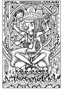 Hindu goddess Kali