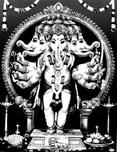 Coloring india ganesha elephant