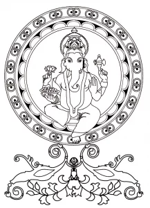 Ganesh the god of wisdom