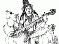 coloring-adult-india-saraswati-1