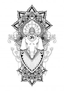 Ganesha and patterns