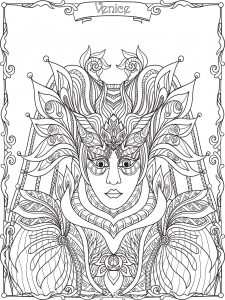 Venetian Carnival Costume and Mask