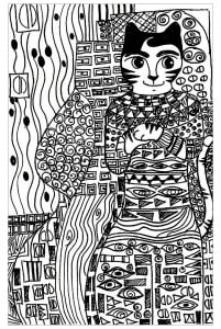 Cat Gold Phase Klimt By Cheri From The Crafty Sisters
