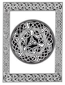 Coloring celtic art 28