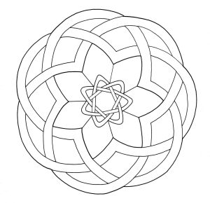 Simple Celtic Art Mandala