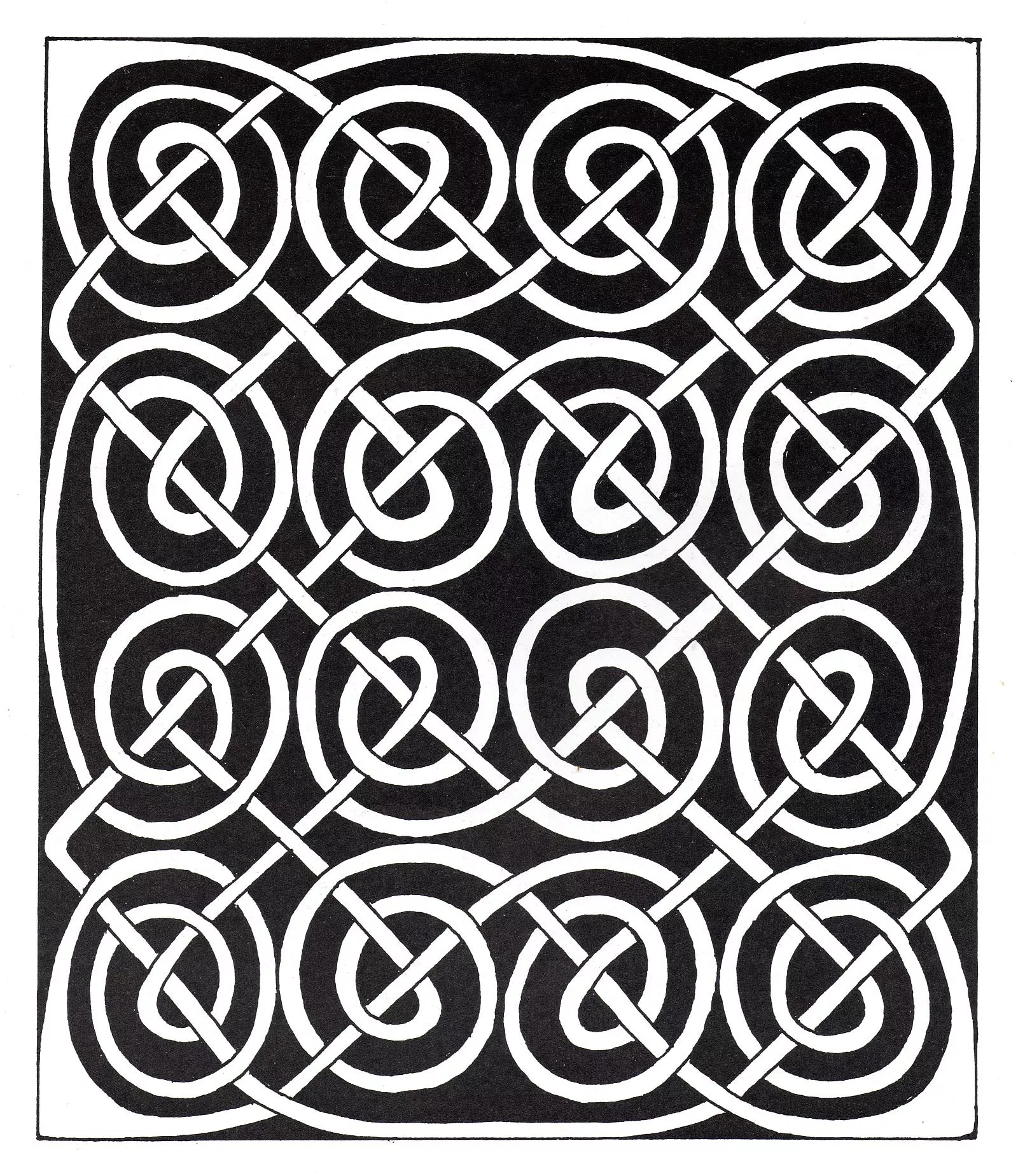 Celtic art - 25 (Printable Coloring Page for adults)