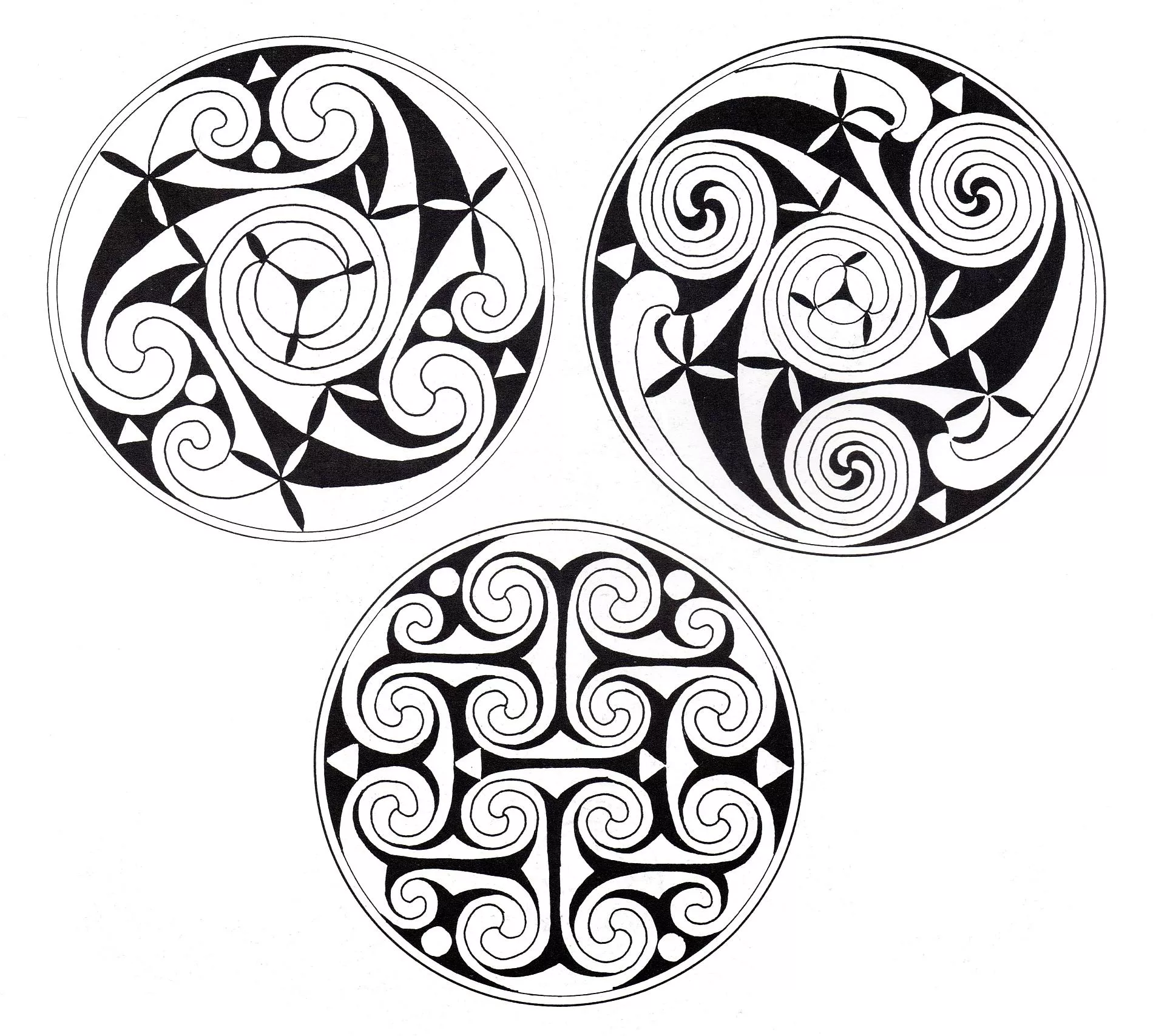 Celtic art - 29 (Printable Coloring Page for adults)