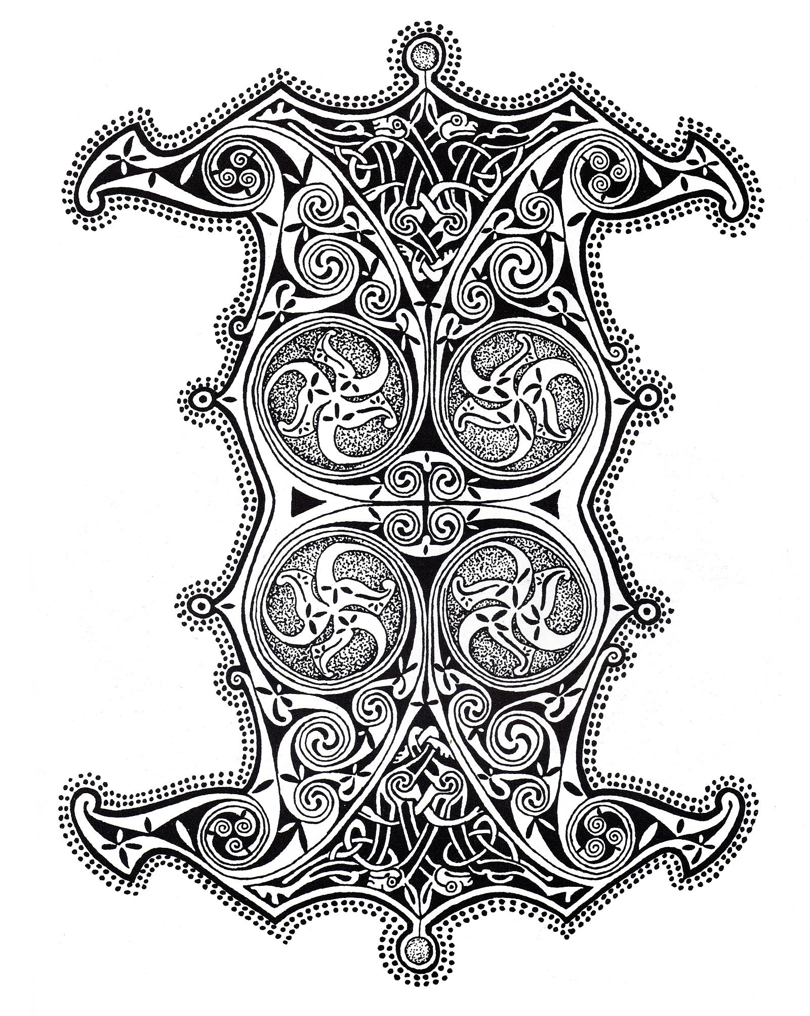 Coloring Page : Celtic art - 30 Printable Coloring Page for adults : Celtic art - 30