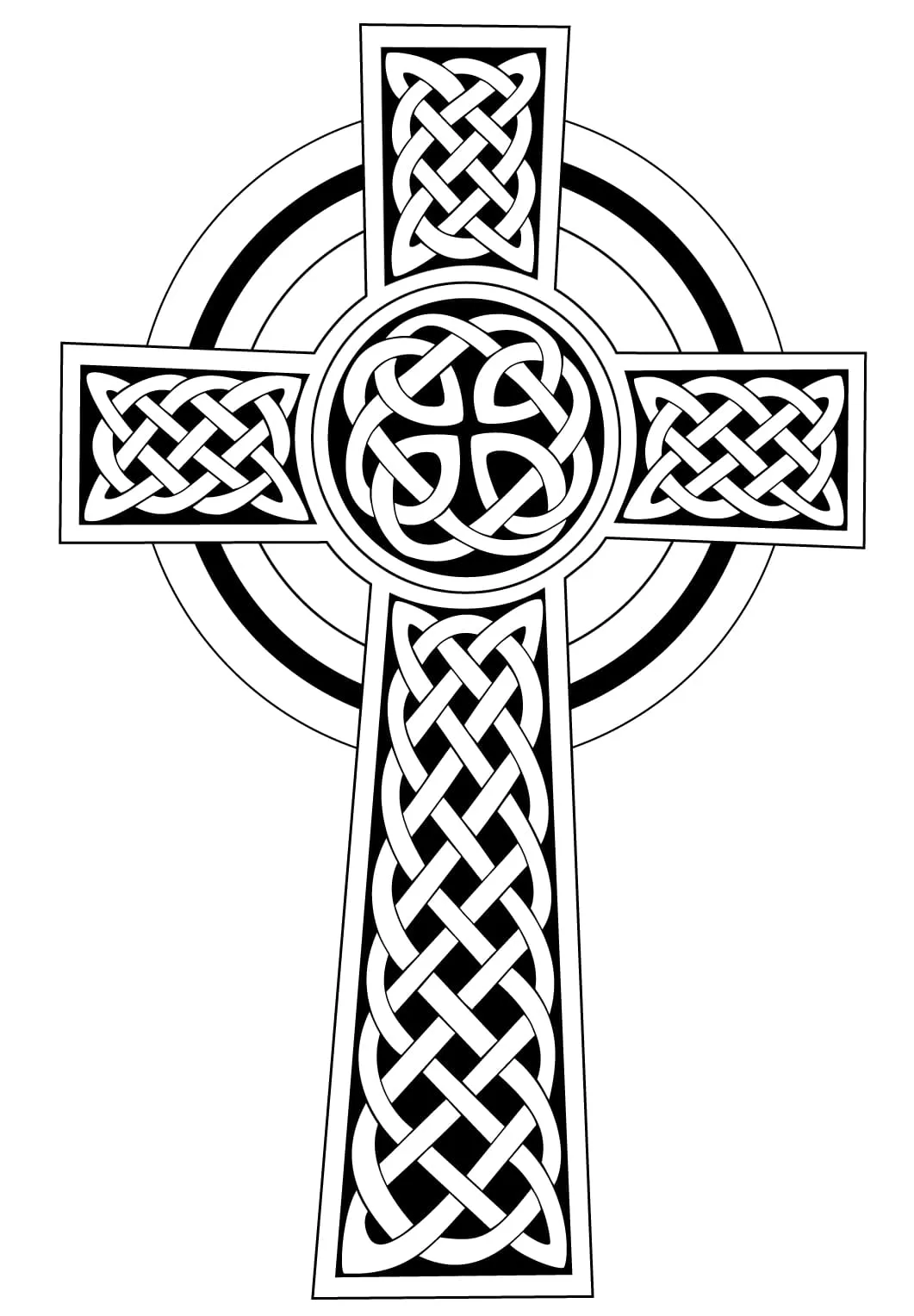 Celtic art - 4 (Printable Coloring Page for adults)