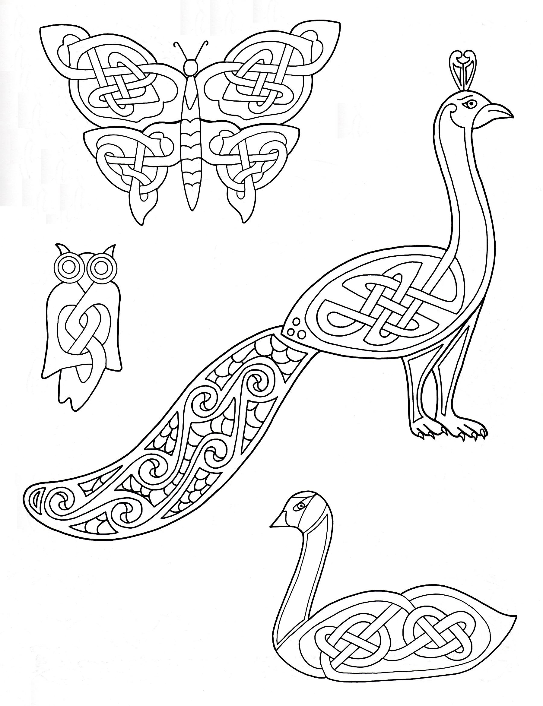 4 animals inspired by Celtic Art