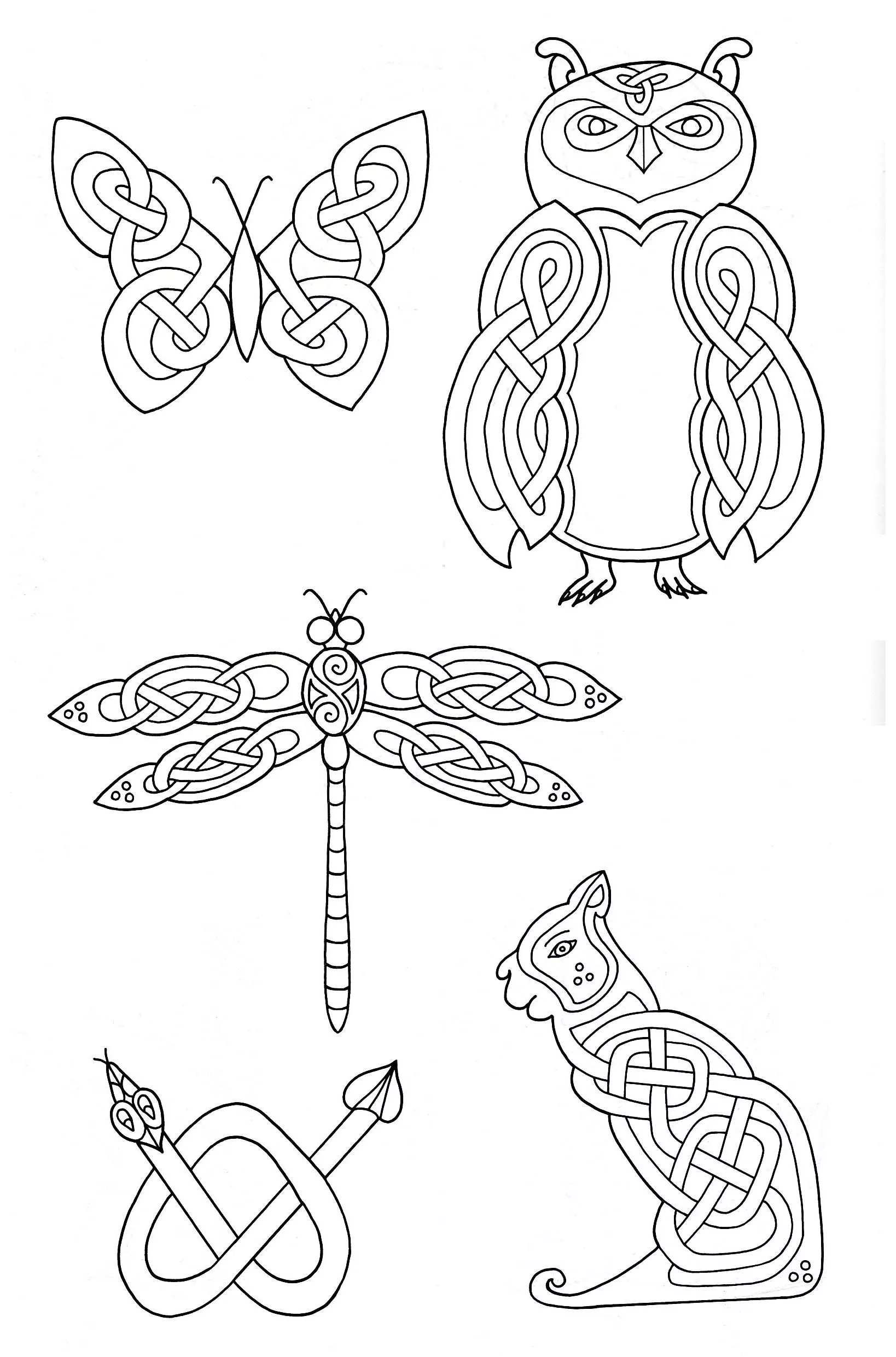 Celtic art - 48 (Printable Coloring Page for adults)