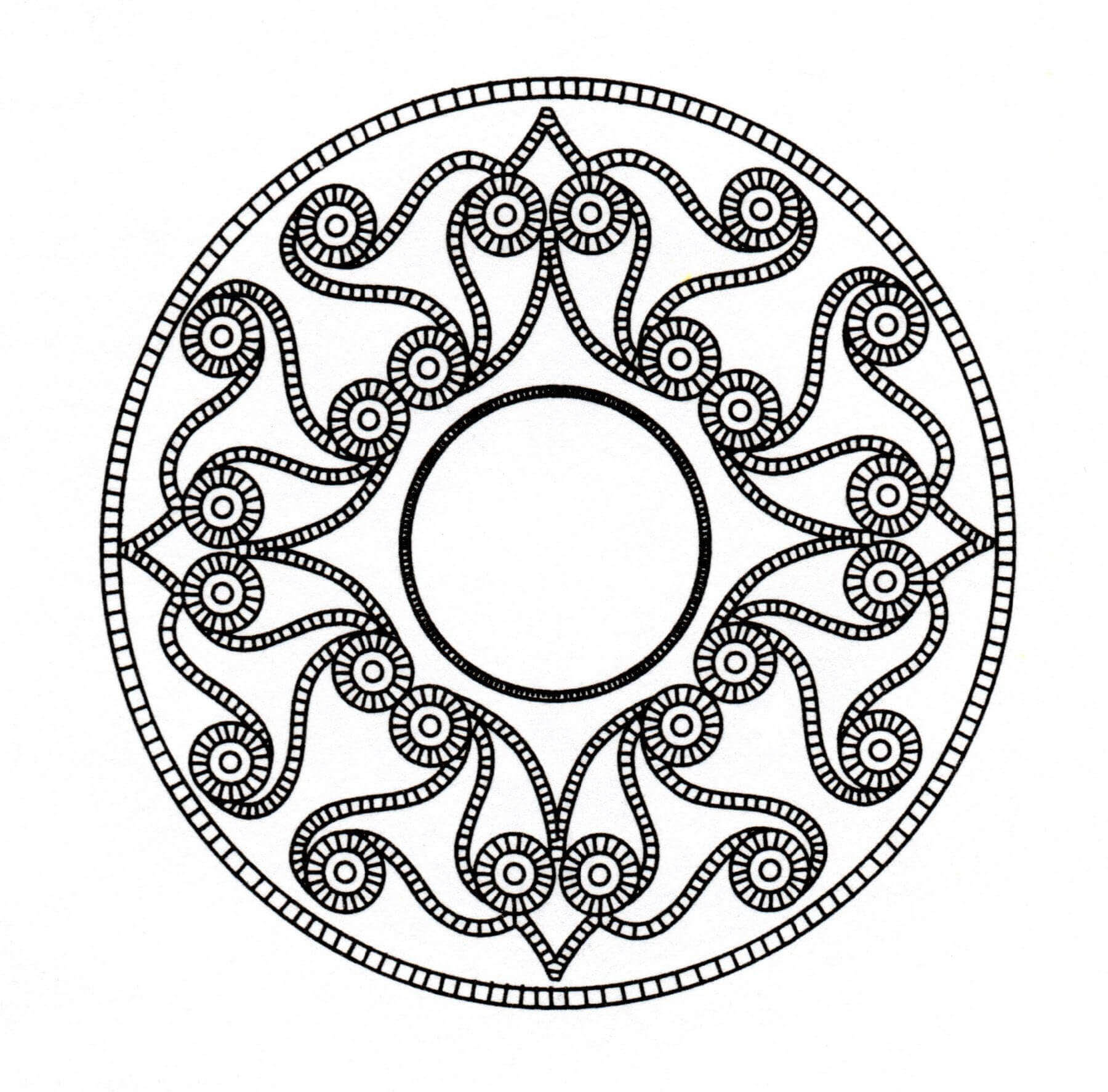 A simple Celtic-style mandala