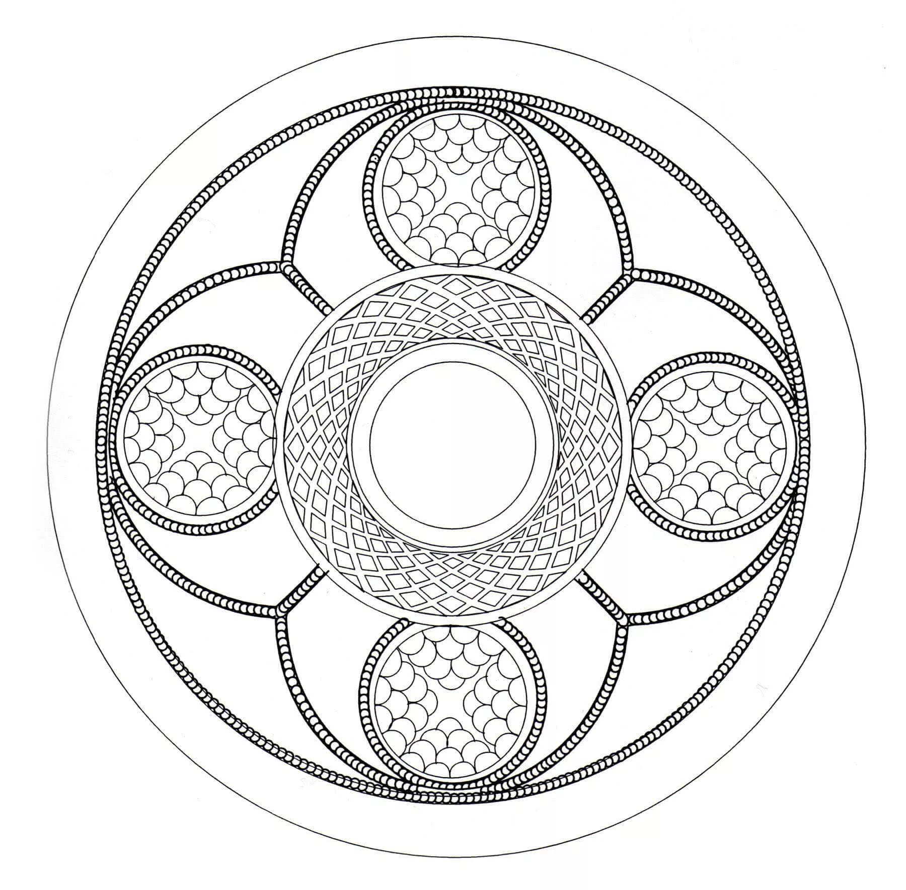 Celtic art - 55 (Printable Coloring Page for adults)