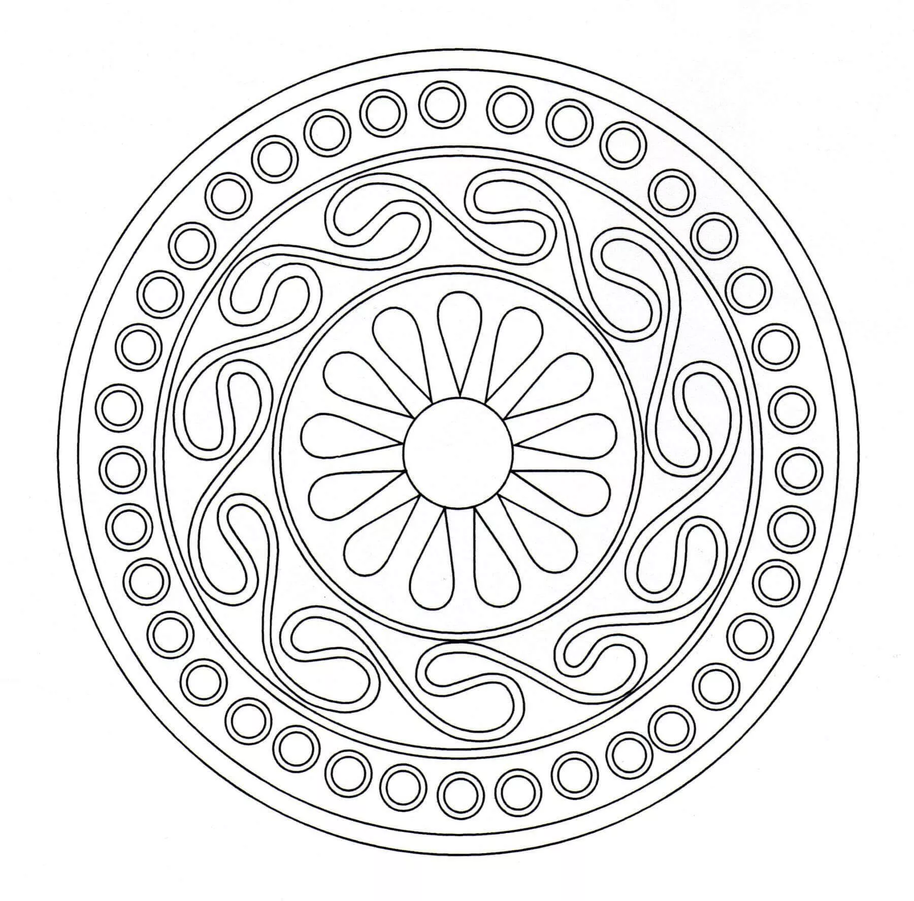 Celtic art - 57 (Printable Coloring Page for adults)