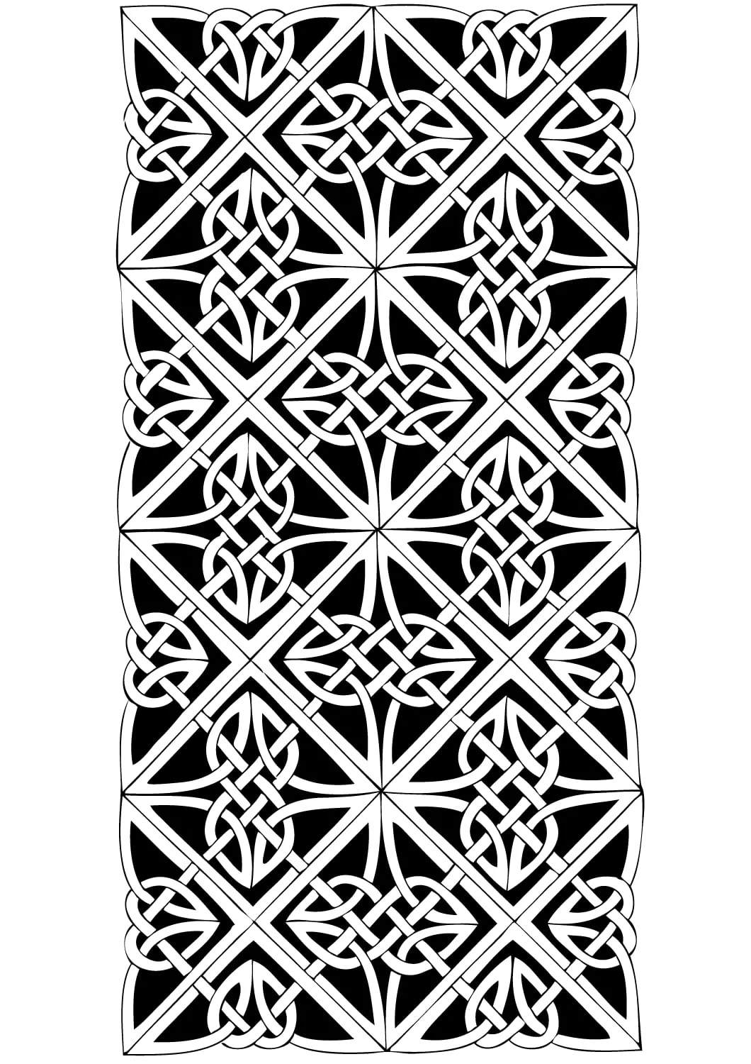 Celtic art - 61 (Printable Coloring Page for adults)
