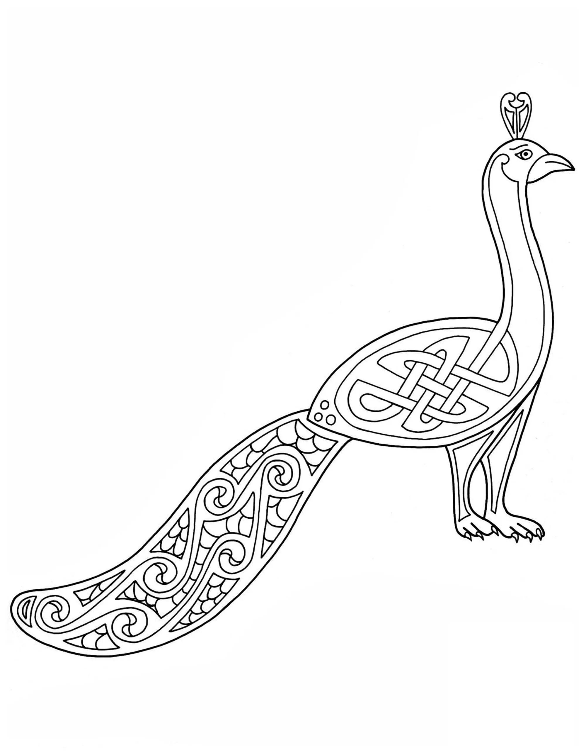 Celtic art - 62 (Printable Coloring Page for adults)